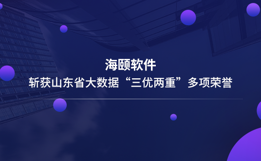 人生就是搏软件斩获山东省大数据“三优两重”多项声誉